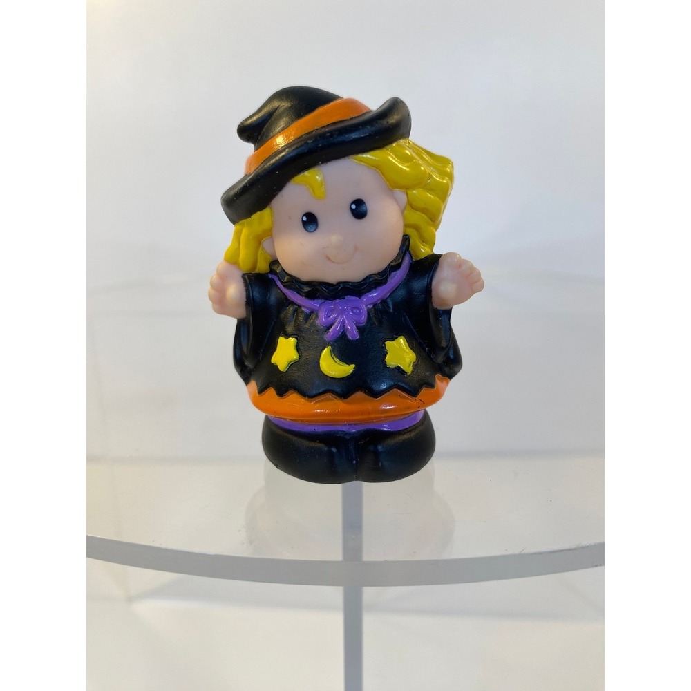 Fisher Price Little People 1999 Sarah Lynn Halloween Witch Figure Tricks N Treat